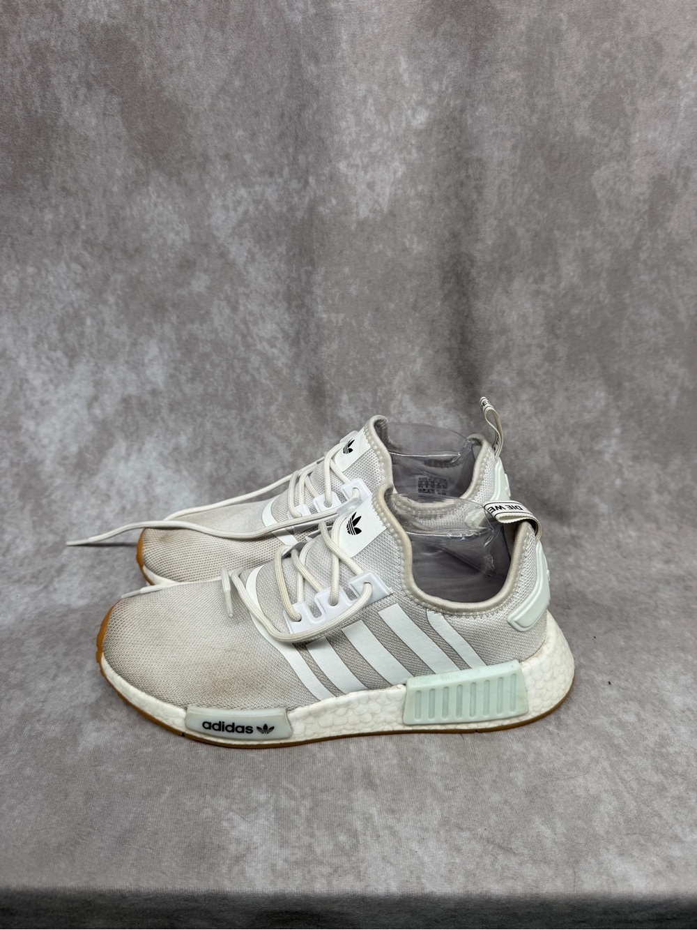 Adidas NMD R1 White/Gum Casual Sneakers